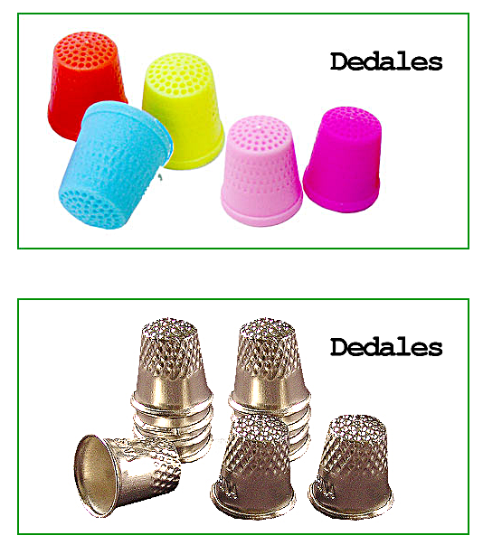 DEDALES  C.B.X. X 12 UNIDADES PLASTICO/ METAL