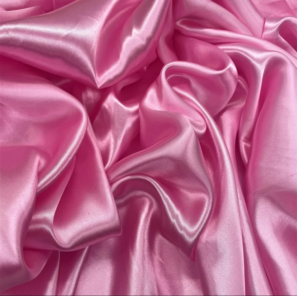 TELA DE RASO DE 1.5MTS DE ANCHO 100% POLIESTES ACABADO SATINADO Y BRILLANTE DE UN LADO Y OPACO DEL REVERSO - CAIDA FLUIDA 