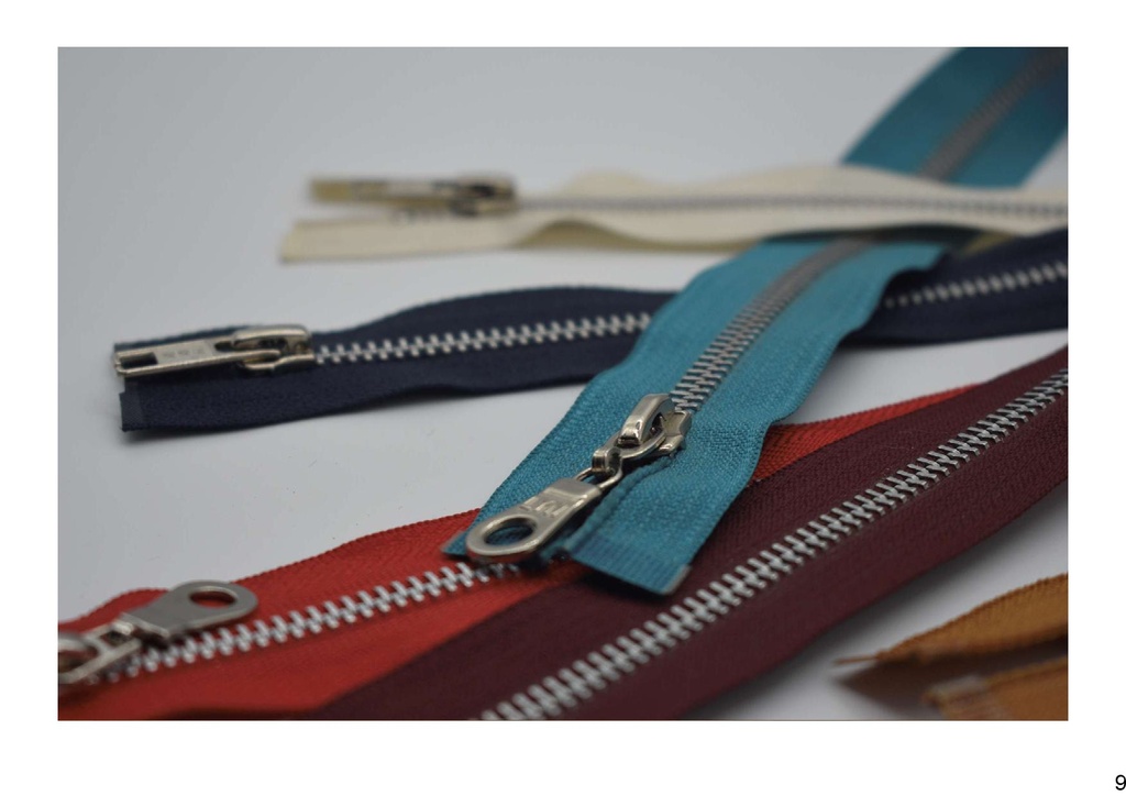 CIERRE EMPAVONADO DESMONTABLE DE 60 CM 