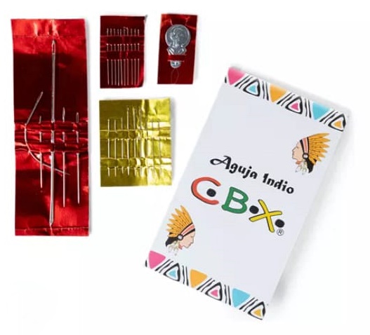 SET DE AGUJAS INDIO C.B.X. X 24 UNIDADES TAMAÑOS SURTIDOS 