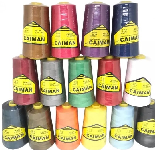 HILO POLIESTER FIBRA CORTADA CAIMAN  VAHE X 4000MTS COLOR