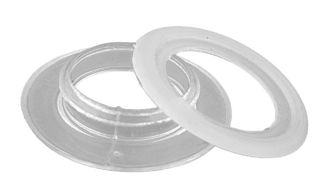 OJAL PLASTICO PARA COTINAS  BOLSA X 144 UND