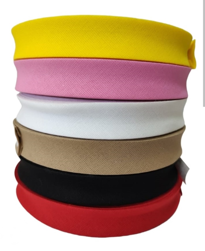 CINTA AL BIES 13MM DE POPLIN  PZA X 25MTS 