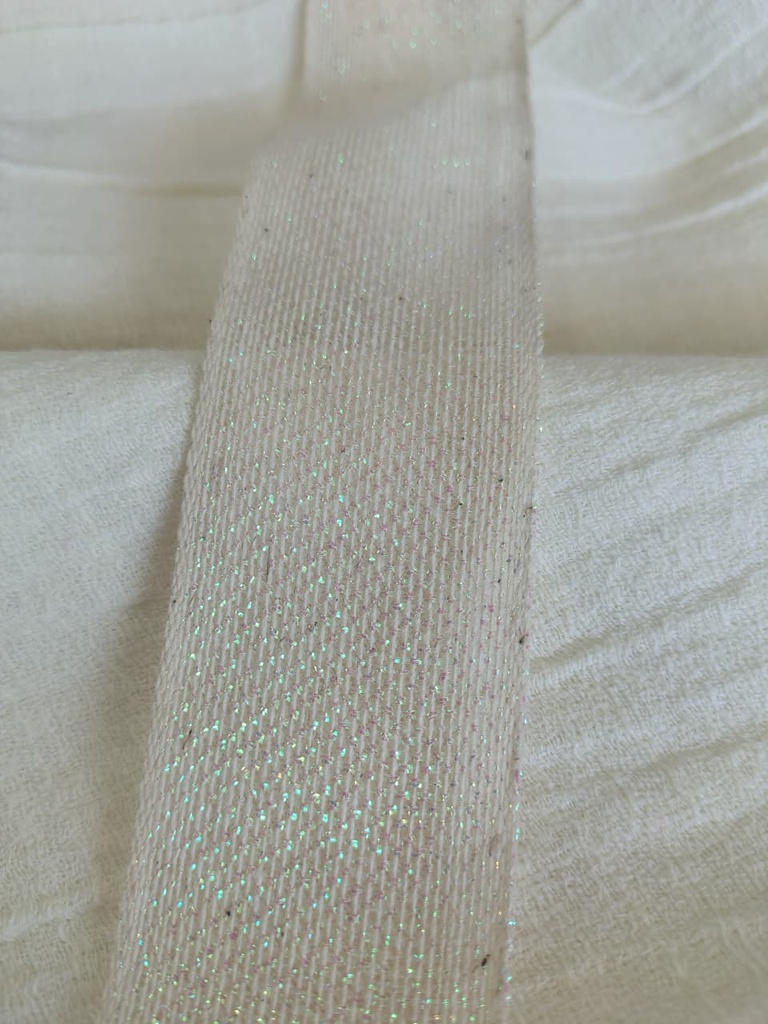 CINTA FANTASIA TORNASOLADA DE 40MM. ROLLO X 10MTS 