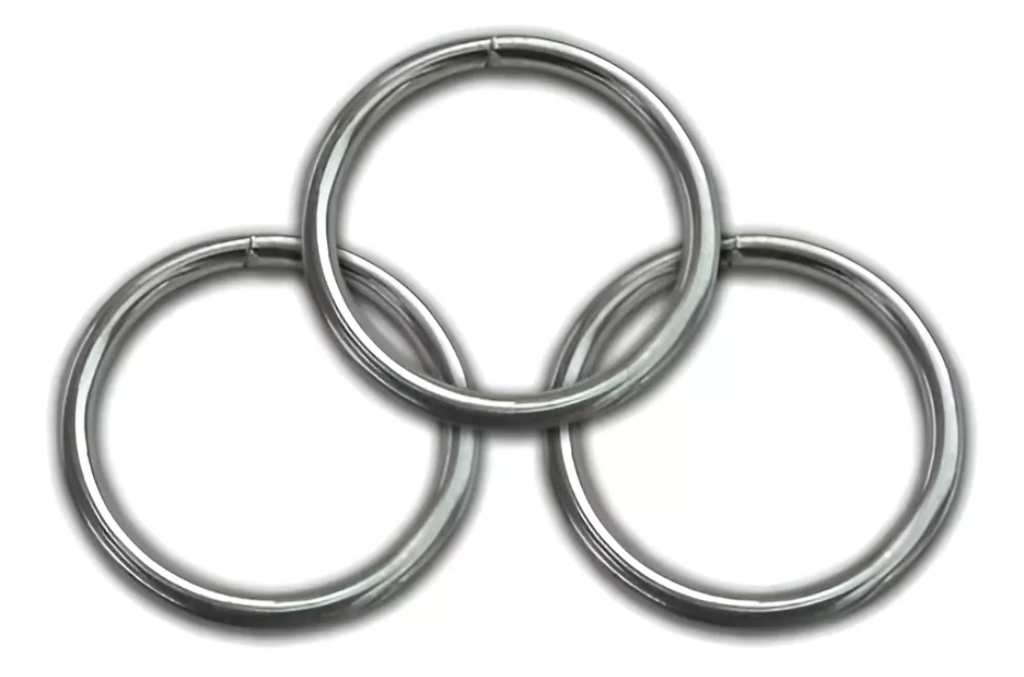 ARANDELAS TRANSPARENTES PARA CORPIÑOS X 100 UNIDADES