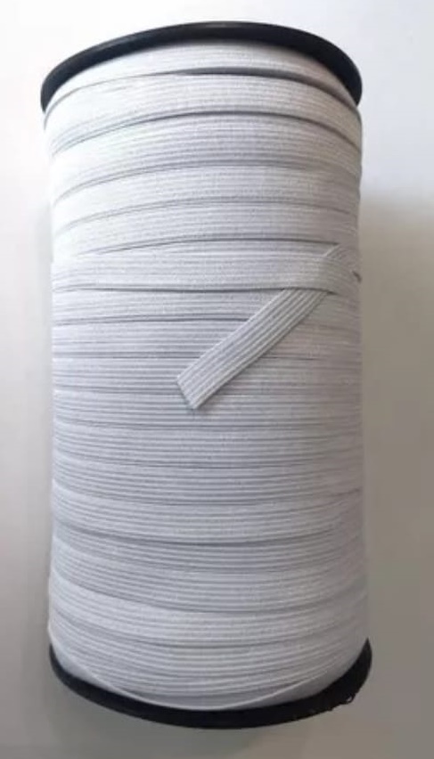 ELASTICO DE ALGODON+POLYESTER -PIEZA X 25MTS 