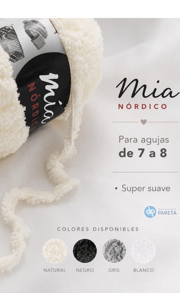 LANA NORDICO SUPER SUAVE  OVI. X 100GRS ( PAQ X 10 OVILLO)