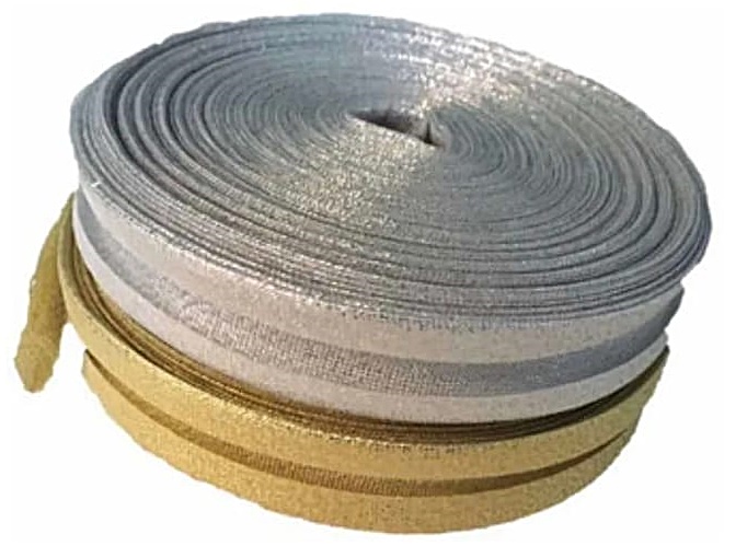 CINTA AL BIES LUREX/LAME 20MM - PIEZA X 25MTS