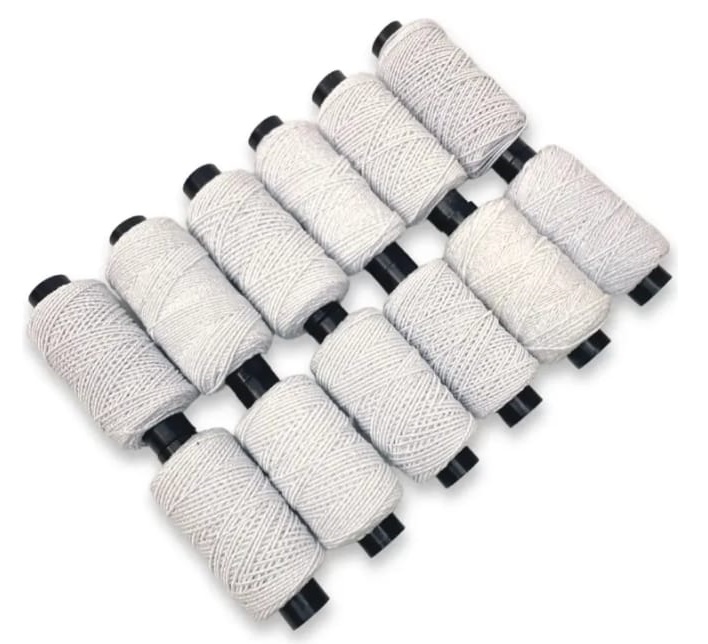 HILO ELASTICO COLOR BLANCO X12UND - CORONA