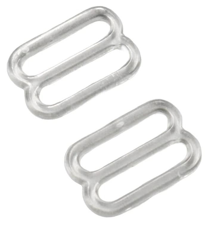 CORREDERAS DE CORPIÑO TRANSPARENTES -PAQ X 100UND