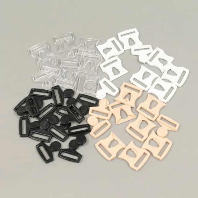 BROCHES DE CORPIÑO PLASTICOS X 100 UNIDADES