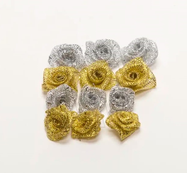 FLOR ROCOCO GRANDE LUREX -PAQ X 144UND- CONSULTAS COLORES DISPONIBLES