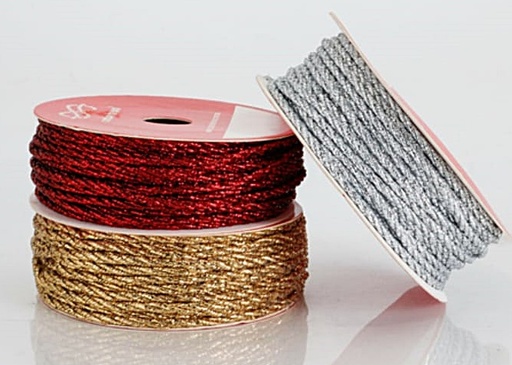 CORDON CORALINA - ROLLO X 10MTS - CORDON DE ORO 