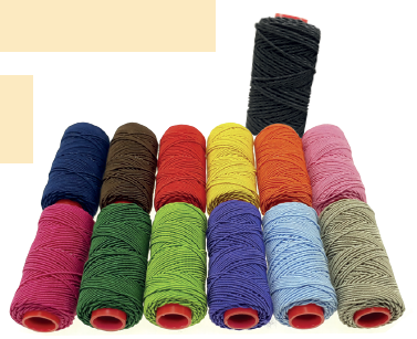 HILO ELASTICO X 12 BOBINAS COLOR NEGRO - CORONA