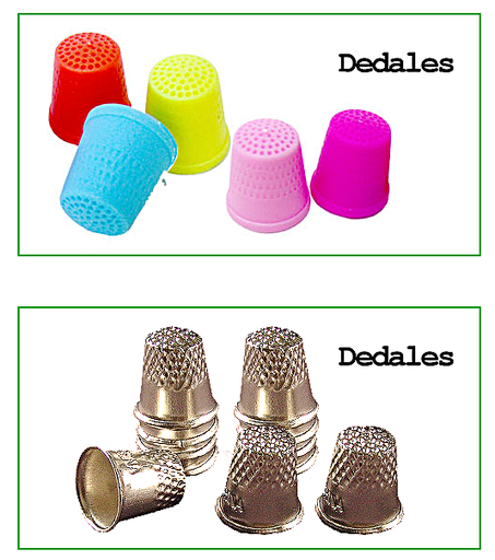DEDALES  C.B.X. X 12 UNIDADES PLASTICO/ METAL