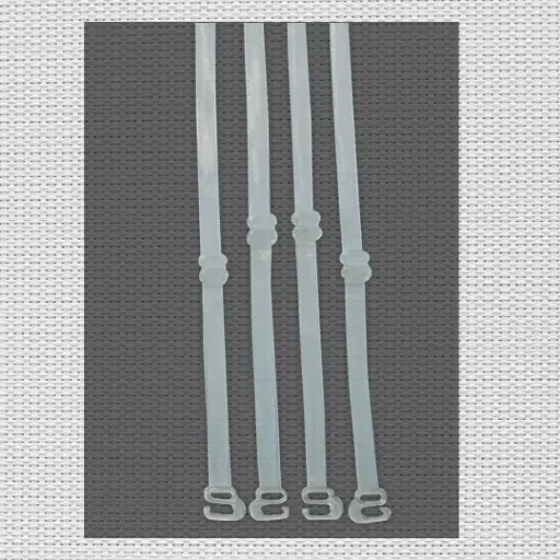 BRETEL TRANSPARENTE GANCHO PLASTICO X PAR