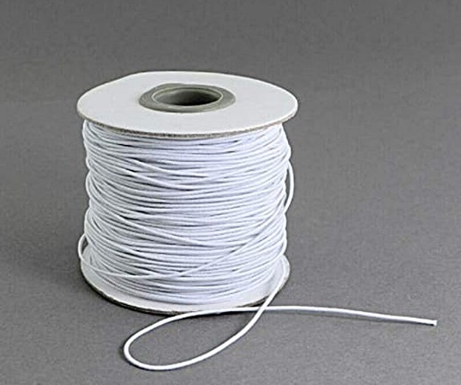 ELASTICO REDONDO BLANCO ELACIN X 50MTS
