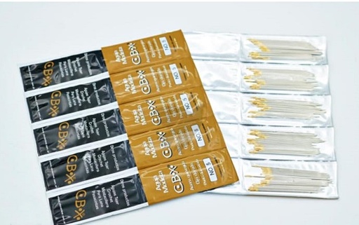 AGUJA MODISTA C.B.X. 5 BLISTER POR 25 UNIDADES