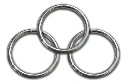 ARANDELAS TRANSPARENTES PARA CORPIÑOS X 100 UNIDADES