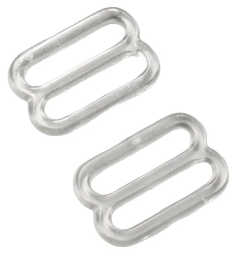 CORREDERAS DE CORPIÑO TRANSPARENTES -PAQ X 100UND