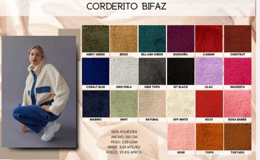 CORDERITO BIFAZ RINDE 2,9MTS