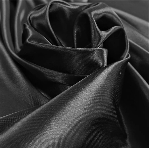 TELA DE RASO DE 1.5MTS DE ANCHO 100% POLIESTES ACABADO SATINADO Y BRILLANTE DE UN LADO Y OPACO DEL REVERSO - CAIDA FLUIDA 