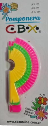 POMPONERAS X 3 UNIDADES CBX 
