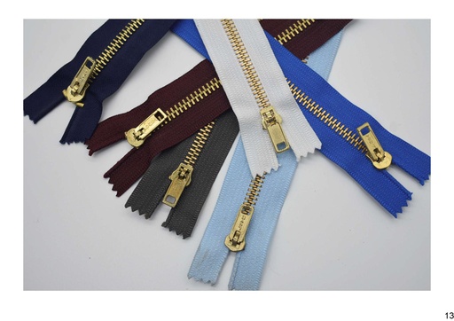 CIERRES DE 6MM DE BRONCE SEPARABLE 65 CM 