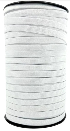 ELASTICO LISO BLANCO ELACIN X 25MTS