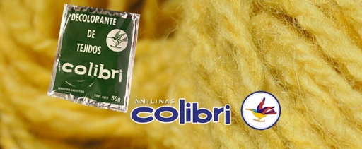 DECOLORANTE DE TEJIDOS COLIBRI X 50GRS