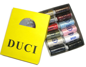 BOBINAS DE HILOS DE POLIESTER 40/2 X 500YDS        CAJA X 12