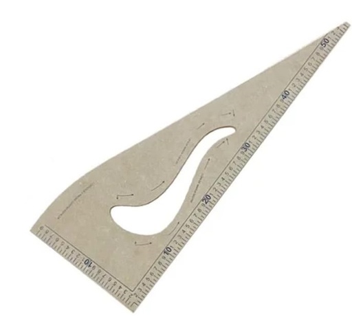 ESCUADRA CON SISTEMA PARA MODISTA FIBROFACIL 