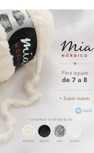 LANA NORDICO SUPER SUAVE  OVI. X 100GRS ( PAQ X 10 OVILLO)